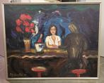Paul PERMEKE, rendez-vous met champagne, Antiek en Kunst, Ophalen
