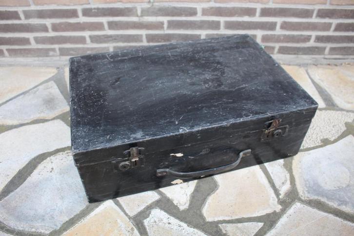 Houten valies, Verzamelen, Retro, Huis en Inrichting, Ophalen