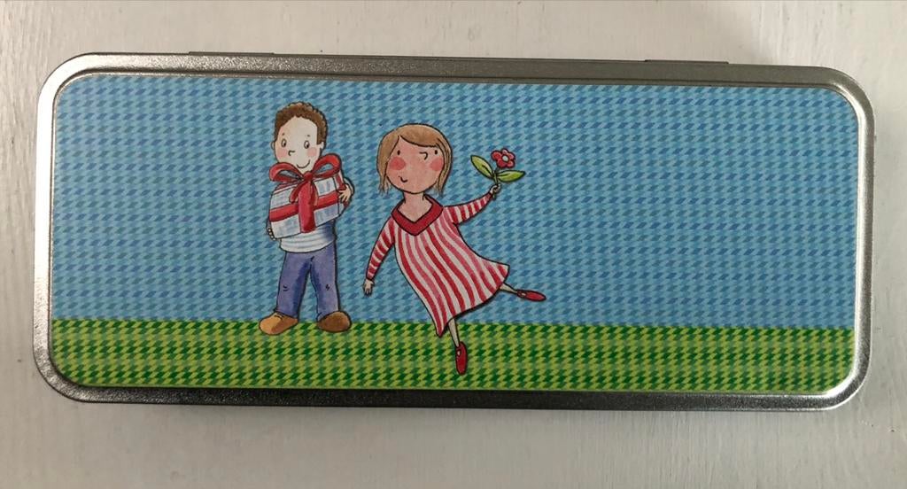 nieuw blikken doosje pennendoos geschenkdoosje, Diversen, Schoolbenodigdheden, Nieuw, Ophalen of Verzenden