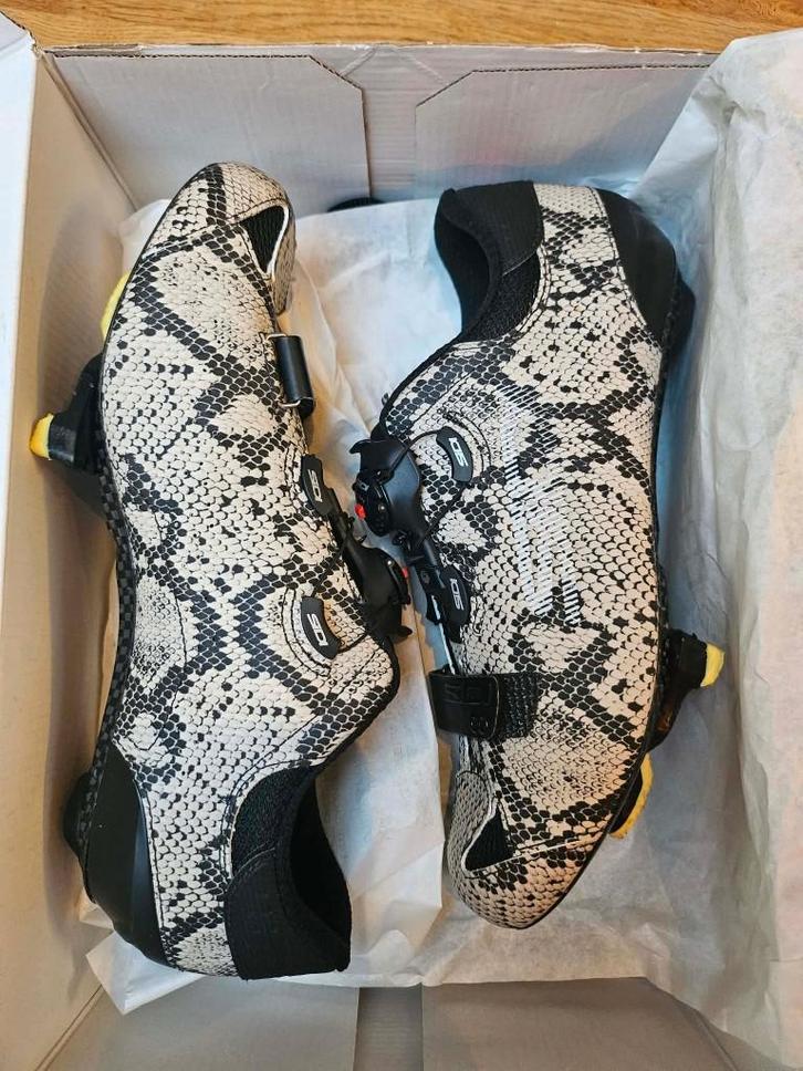 Sidi Sixty Black/Snake Print Carbon Road Cycling Shoes, Kleding | Dames, Schoenen, Zo goed als nieuw, Sportschoenen, Bruin, Ophalen of Verzenden