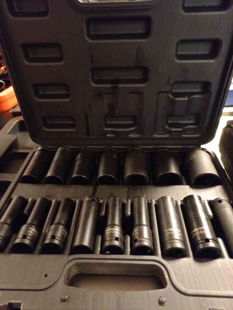 Jeu de douilles à chocs 16 pièces neuf, Autos : Divers, Outils de voiture, Neuf, Enlèvement ou Envoi