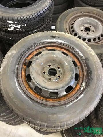 195-65-15 91H Volkswagen Michelin Pilot Alpin Snowflake wint, Auto-onderdelen, Gebruikt, 15 inch, Band(en), 195 mm