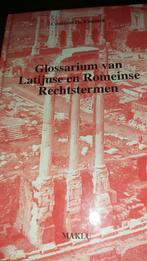 Glossarium van Latijnse en Romeinse Rechtstermen, Ophalen of Verzenden, Nieuw, C. de Koninck