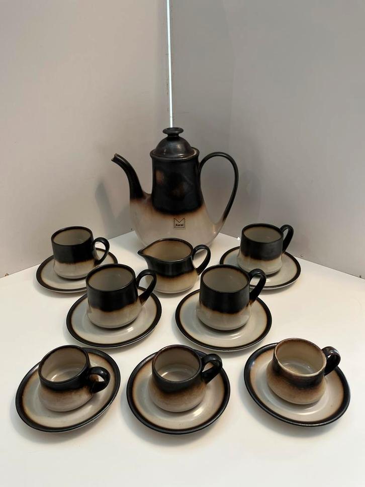 Mancioli Vintage koffieset, Antiek en Kunst, Antiek | Servies compleet, Ophalen