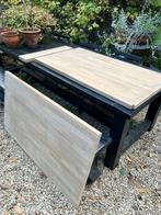 MASSIEF EIK WERKBLAD AANRECHT KEUKENBLAD 3 STUKS ZGSTAAT!, Ophalen, Zo goed als nieuw, 75 cm of meer, 100 tot 150 cm