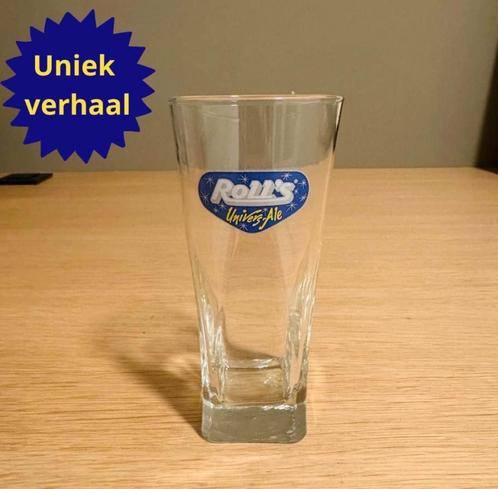 Zeldzaam Bierglas: Roll’s Univers Ale – Brasserie Lefebvre, Verzamelen, Biermerken, Zo goed als nieuw, Glas of Glazen, Overige merken