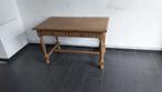 bureau table en bois chene massif avec deux tiroirs dimensio, Antiquités & Art, Enlèvement ou Envoi
