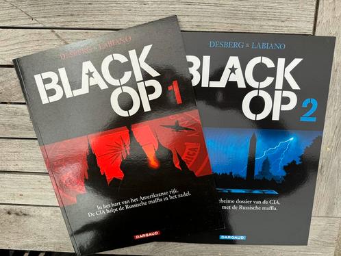 BLACK OP 1 & 2 - Desberg - Labiano, Boeken, Stripverhalen, Zo goed als nieuw, Ophalen of Verzenden