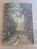 Belle peinture sur toile signée et datée 1912, Enlèvement ou Envoi