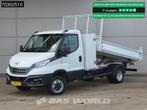 Iveco Daily 35C14 Automaat Kipper met Kist Dubbellucht 3,5t, Auto's, Bestelwagens en Lichte vracht, Automaat, Stof, Gebruikt, Euro 6