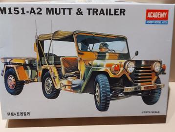  Academy (1326): Ford M151-A2 Mutt & Trailer au 1/35