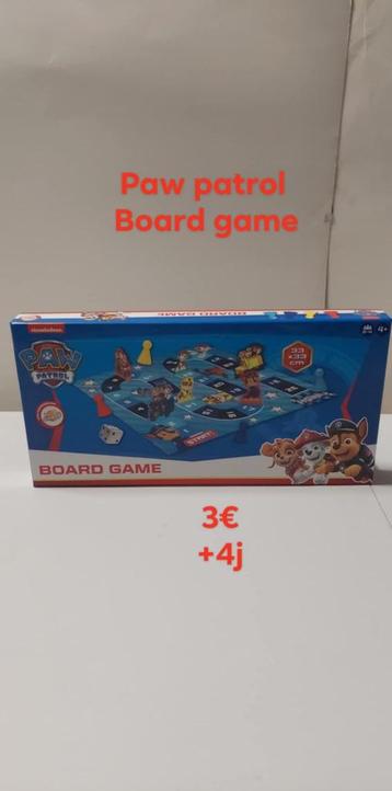Paw Patrol Boardgames, Enlèvement ou Envoi, Comme neuf