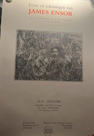 Poster James Ensor, Enlèvement