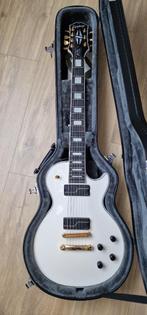 Epiphone Matt Heafy Les Paul Custom 7 Bone White + koffer, Muziek en Instrumenten, Snaarinstrumenten | Gitaren | Elektrisch, Ophalen