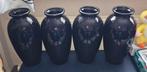 4 zwaar vazen zwart nieuw 39 cm hoog, Maison & Meubles, Accessoires pour la Maison | Vases, Noir, Enlèvement, Neuf