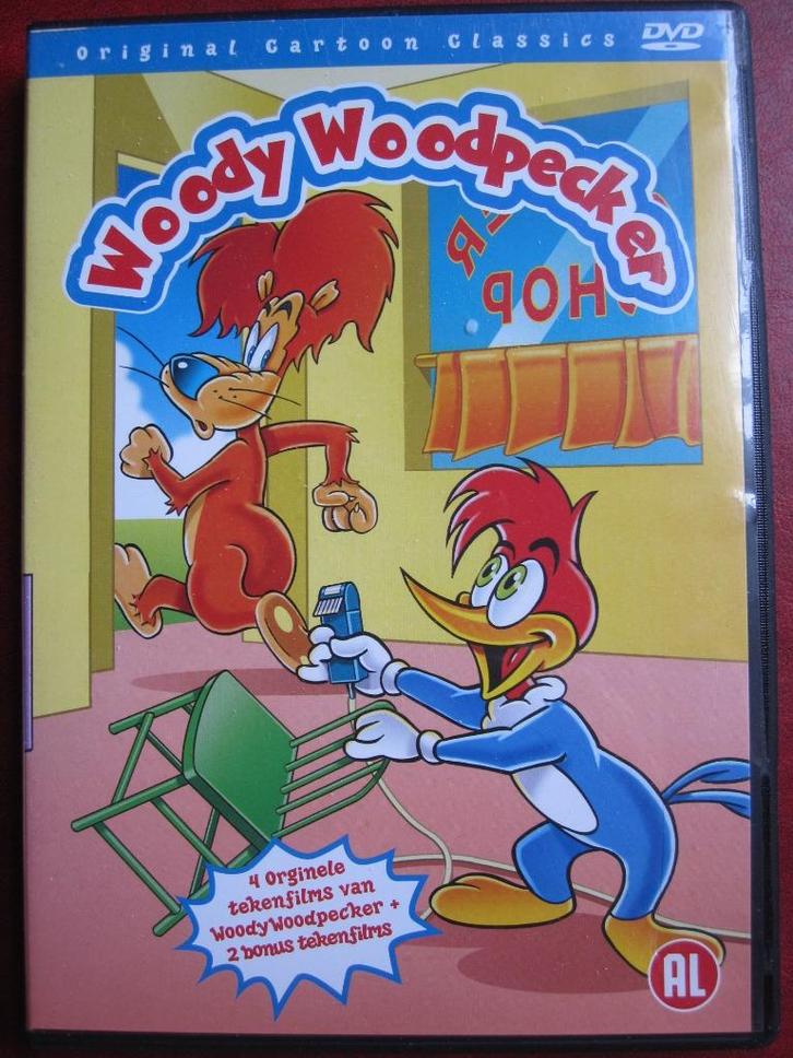 Woody Woodpecker (1943), Cd's en Dvd's, Dvd's | Tekenfilms en Animatie, Zo goed als nieuw, Amerikaans, Tekenfilm, Alle leeftijden