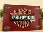 Panneau publicitaire en métal Harley Davidson, Enlèvement ou Envoi, Panneau publicitaire, Neuf