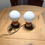 Deux lampes vintage en parfait état de fonctionnement., Ophalen, Des années 70., Zo goed als nieuw, Minder dan 50 cm
