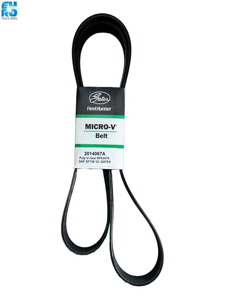 Poly-V-riem 8PK2070 DAF XF106 12- GATES 2014067A, Auto-onderdelen, Vrachtwagen-onderdelen, DAF, Motor en Accessoires, Nieuw, Ophalen of Verzenden