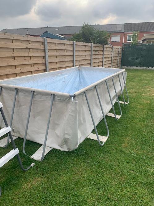 intex zwembad, Tuin en Terras, Zwembaden, Gebruikt, Opzetzwembad, 80 tot 120 cm, 200 tot 400 cm, 200 tot 300 cm, Rechthoekig, Ophalen