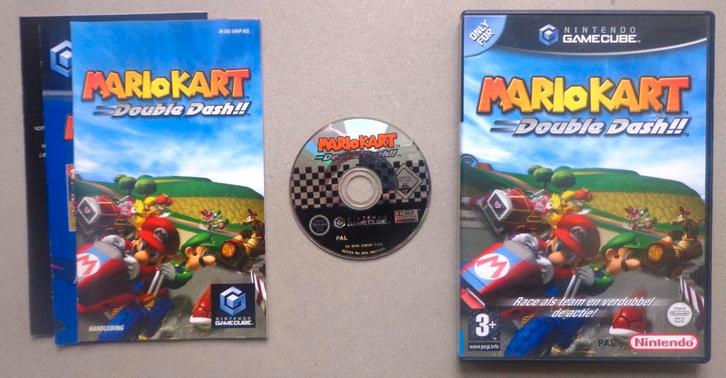 Mario Kart Double Dash voor de Nintendo GameCube Compleet, Games en Spelcomputers, Games | Nintendo GameCube, Gebruikt, Racen en Vliegen