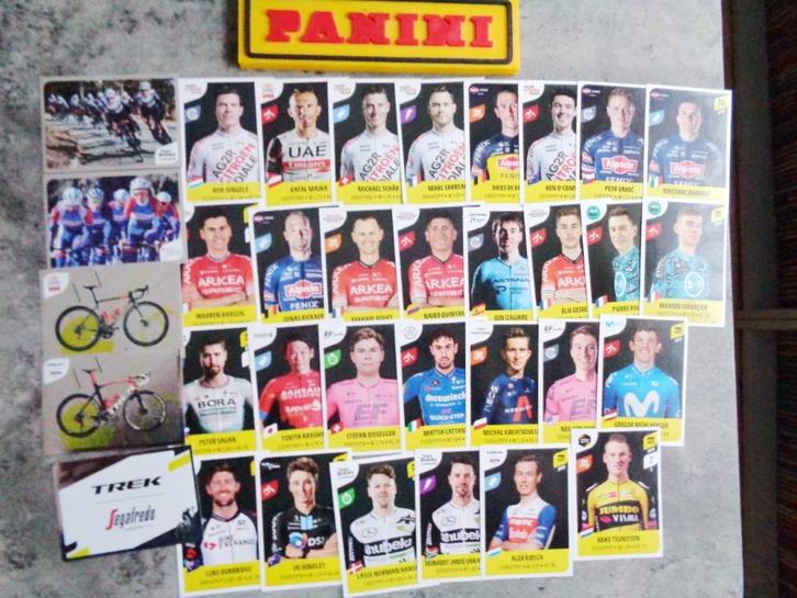 PANINI STICKERS WIELRENNEN TOUR DE FRANCE 2021 34X, Hobby en Vrije tijd, Stickers en Plaatjes, Verzenden