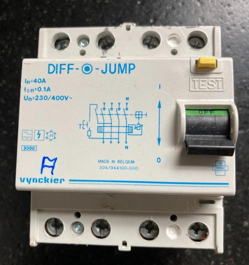 DIFFERENTENTIEELSCHAKELAAR, Doe-het-zelf en Bouw, Elektriciteit en Kabels, Gebruikt, Schakelaar, Ophalen of Verzenden