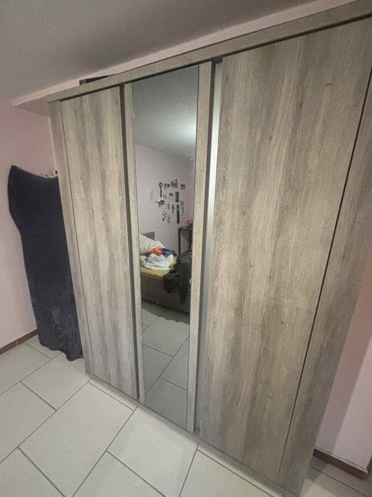 Chambre lit 1 personne, Maison & Meubles, Chambre à coucher | Lits, Utilisé, Une personne, 90 cm, 200 cm, Bois, Brun, Enlèvement