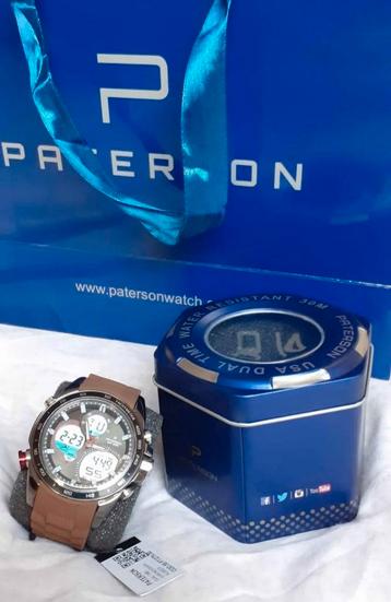 Paterson USA DUAL TIME chronograph beschikbaar voor biedingen