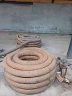 Drainagebuis 50m, Doe-het-zelf en Bouw, Buizen en Afvoer, Ophalen, Gebruikt, 6 meter of meer, 80 mm of meer