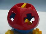 Tupperware  dobbelsteen puzzel plastiek educatief 15 cm, Ophalen of Verzenden, Zo goed als nieuw, Puzzelen