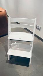 Witte Stokke Tripp Trapp incl. Junior kussens, Kinderen en Baby's, Kinderstoelen, Ophalen, Gebruikt, Meegroeistoel
