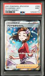 Aroma Lady PSA 9 - 086/069 - Japanese Eevee Heroes 2021, Ophalen of Verzenden, Zo goed als nieuw, Losse kaart