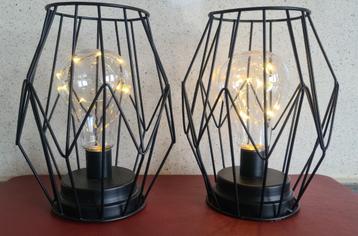 2 lampes de table à poser (sans fil), Enlèvement ou Envoi, Comme neuf, Moins de 50 cm