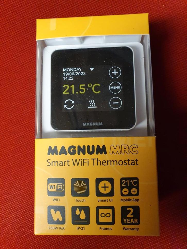 MAGNUM 827000 Stndrd Control Aan/uit thermostaat+Voeler WiFi, Doe-het-zelf en Bouw, Thermostaten, Nieuw, Ophalen of Verzenden
