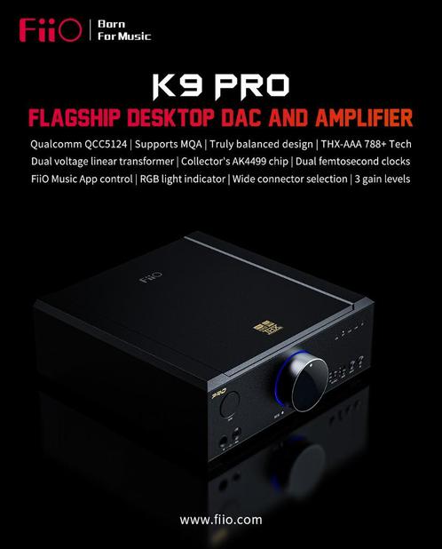 FIIO DAC K9 PRO, Audio, Tv en Foto, Professionele apparaten, Zo goed als nieuw, Audio, Ophalen of Verzenden
