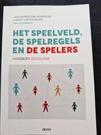 Het speelveld, de spelregels en de spelers, Boeken, Geert Van Hootegem; Erik Henderickx; Vranken Jan, Sociale wetenschap, Nieuw