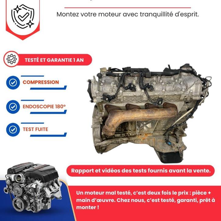 Moteur complet mercedes gl x164 450 4.7 v8, Autos : Pièces & Accessoires, Moteurs & Accessoires, Mercedes-Benz, Neuf, Enlèvement ou Envoi