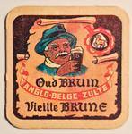 Oud Bruin Anglo Belge Zulte sous-Bock Bierviltje Coaster, Verzamelen, Ophalen of Verzenden, Viltje(s)