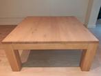 Massieve salontafel licht eik, Huis en Inrichting, Tafels | Salontafels, Ophalen, Gebruikt, Minder dan 50 cm