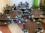 Stevige houten dolly's, Ophalen
