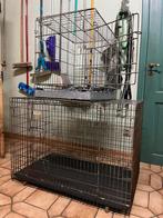 2 hondenbenches, Dieren en Toebehoren, Ophalen, Gebruikt