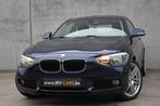 BMW 114i/3-deur/Pdc/Multistuur/Scherm, Série 1, Tissu, Bleu, Propulsion arrière