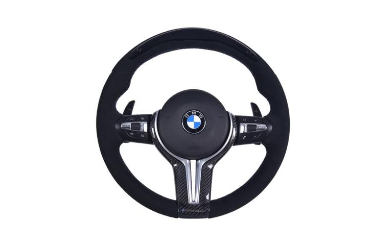 BMW M Sportstuur Alcantara & carbon LED 1 2 3 4 5 6 F-serie, Auto-onderdelen, Besturing, BMW, Nieuw, Verzenden