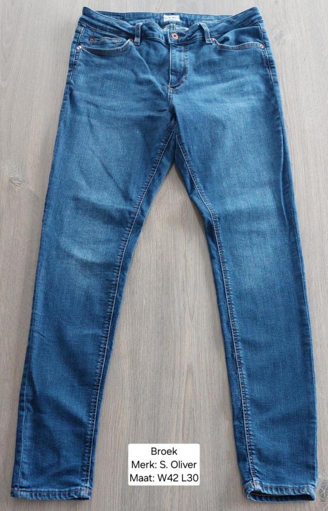 Broek dames: merk S.Oliver maat W42 L30 (NIEUW), Kleding | Dames, Broeken en Pantalons, Nieuw, Maat 42/44 (L), Blauw, Lang, Ophalen of Verzenden