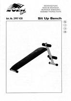 SVEN Sit Up Bench, Sport en Fitness, Ophalen, Overige typen, Zo goed als nieuw, Metaal
