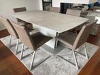 Uitschuifbare tafel Boconcept Milano, Ophalen, Overige materialen, Gebruikt, 75 cm of meer
