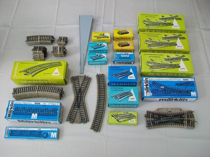 Marklin M-Rail rails,wissels, Hobby en Vrije tijd, Modeltreinen | H0, Gebruikt, Rails, Wisselstroom, Märklin, Analoog, Ophalen of Verzenden