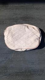 Toilettas van beige stof, Ophalen of Verzenden, Zo goed als nieuw, Beige, Heer of Dame