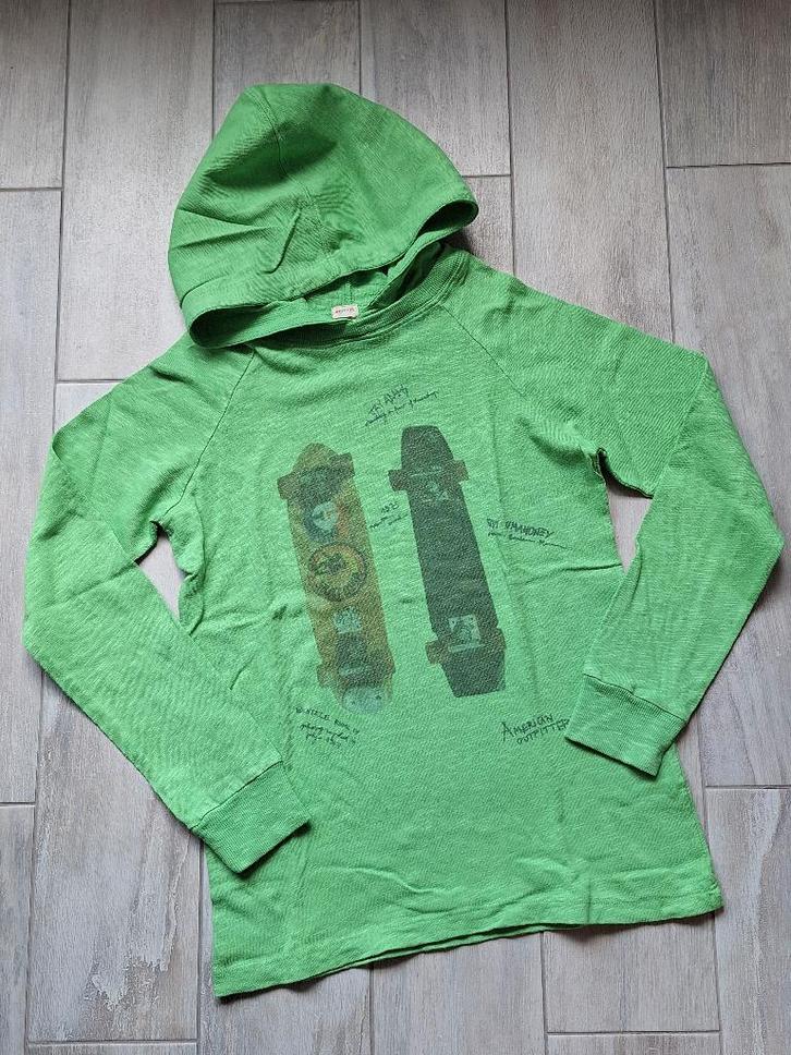 ★ M152 - Zomertrui met kap American Outfitters, Kinderen en Baby's, Kinderkleding | Maat 152, Gebruikt, Jongen, Shirt of Longsleeve